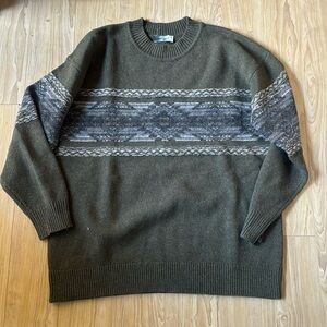 ISABEL MARANT intarsia wool-blend sweater